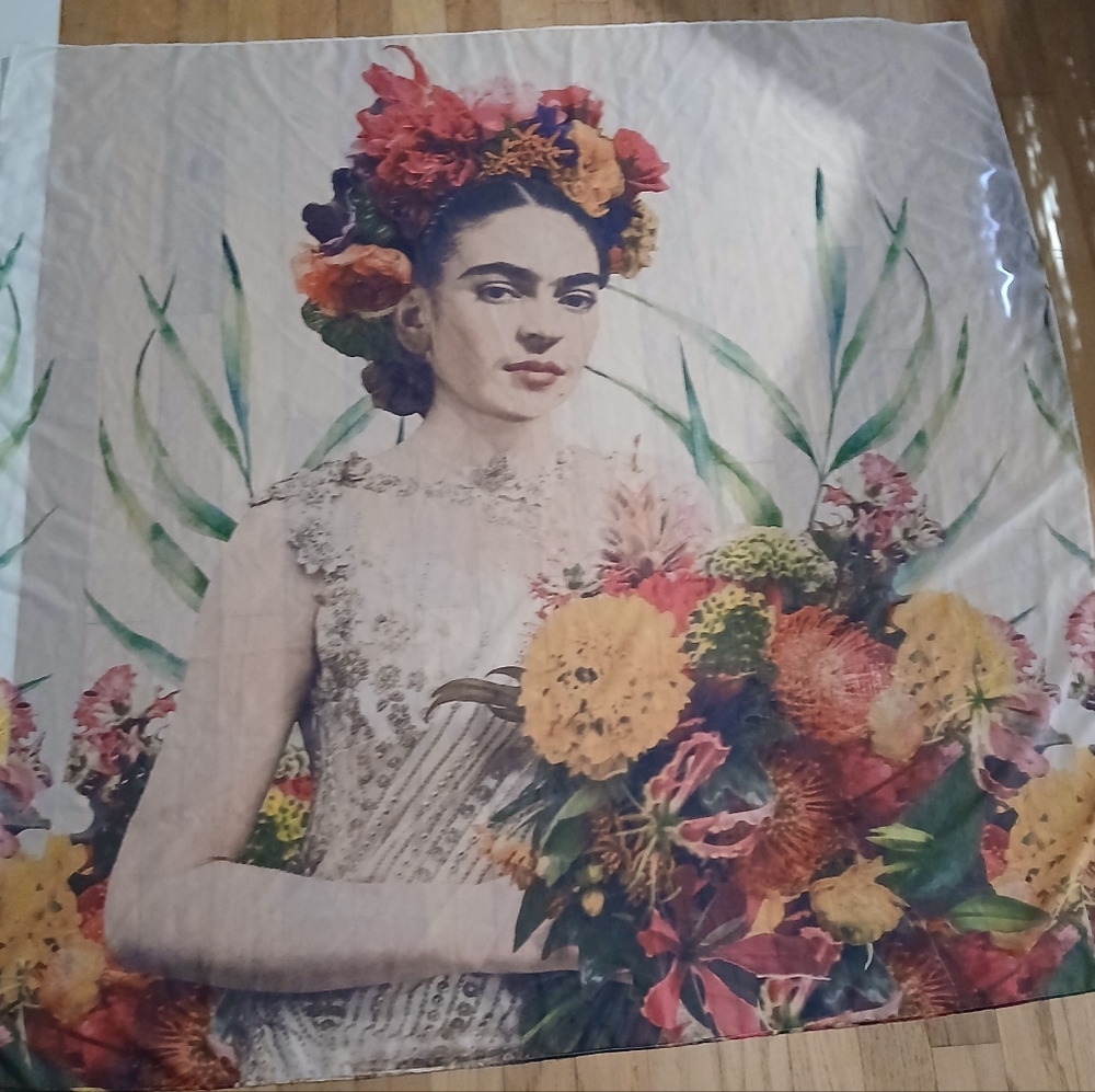 Frida Kahlo Gigantic Scarf 52" X 53"